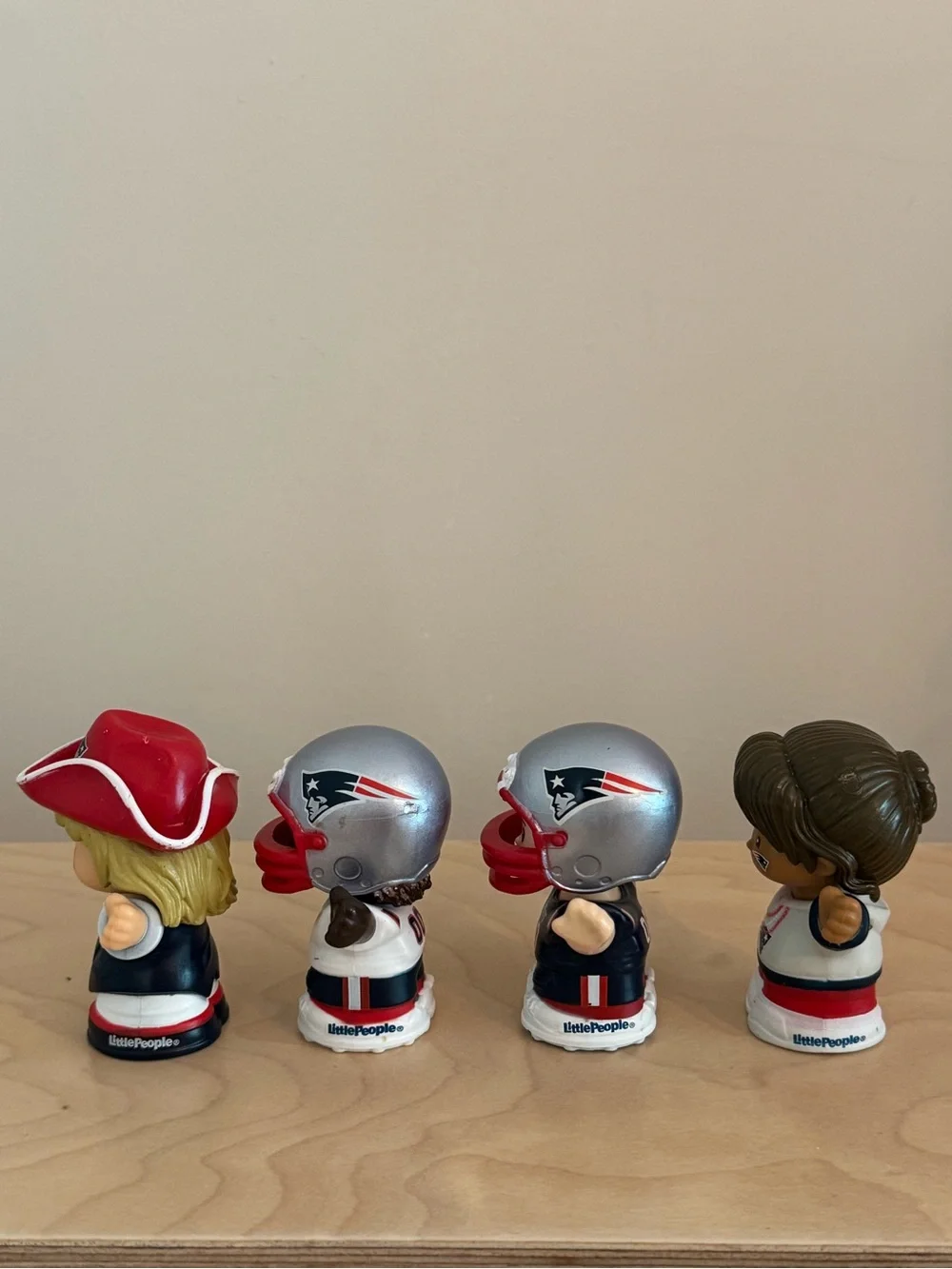Little People New England Patriots Red & Silver Team Figurine Set